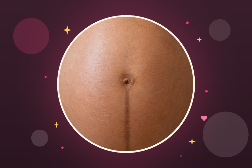 La ligne brune pendant la grossesse